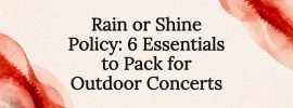 Watercolor rain concert title card