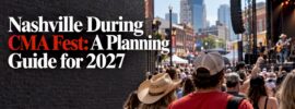 CMA Fest crowd on downtown Nashville street